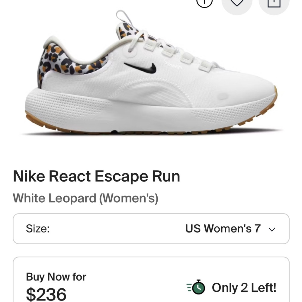 Nike Escape React Running Shoe
